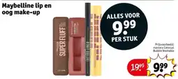 Kruidvat Maybelline lip en oog make-up aanbieding