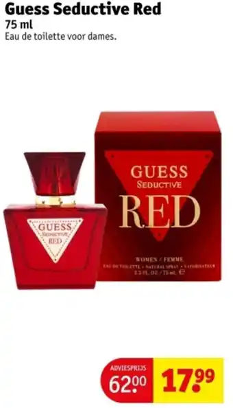 Kruidvat Guess Seductive Red aanbieding