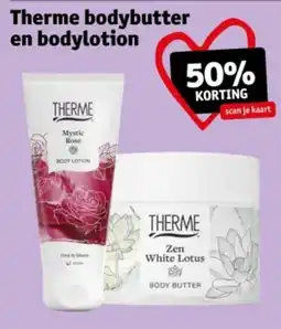 Kruidvat Therme bodybutter en bodylotion aanbieding