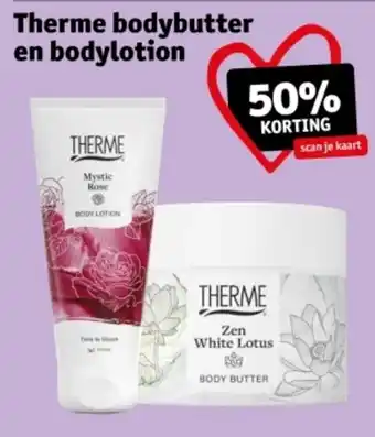 Kruidvat Therme bodybutter en bodylotion aanbieding