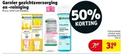Kruidvat Garnier gezichtsverzorging en reiniging aanbieding
