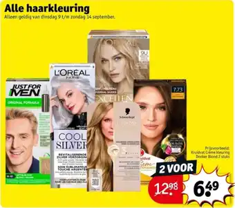 Kruidvat Alle haarkleuring aanbieding
