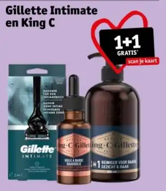 Kruidvat Gillette Intimate en King C aanbieding
