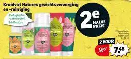 Kruidvat Kruidvat Natures gezichtsverzorging en reiniging aanbieding