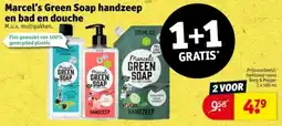 Kruidvat Marcel's Green Soap handzeep en bad en douche aanbieding
