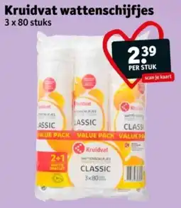 Kruidvat Kruidvat wattenschijfjes aanbieding