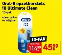 Kruidvat Oral-B opzetborstels i0 Ultimate Clean aanbieding
