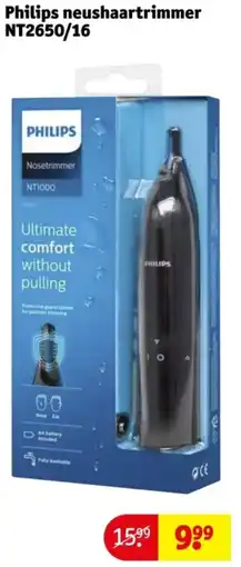 Kruidvat Philips Neushaartrimmer NT2650/16 aanbieding