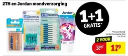 Kruidvat 2th en Jordan Mondverzorging aanbieding