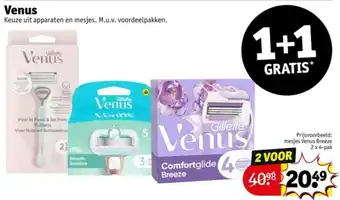 Kruidvat Venus aanbieding