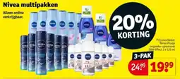 Kruidvat Nivea multipakken aanbieding
