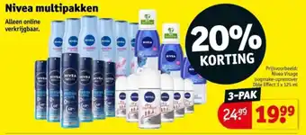 Kruidvat Nivea multipakken aanbieding