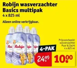 Kruidvat Robijn wasverzachter Basics multipak aanbieding