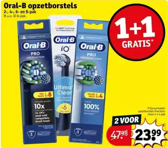 Kruidvat Oral-B Opzetborstels aanbieding
