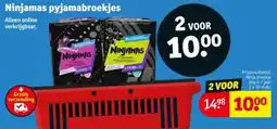 Kruidvat Ninjamas pyjamabroekjes aanbieding