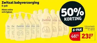 Kruidvat Zwitsal babyverzorging aanbieding