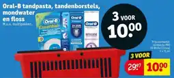 Kruidvat Oral-B tandpasta, tandenborstels, mondwater en floss aanbieding