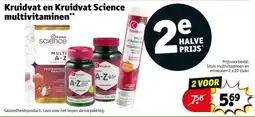 Kruidvat Kruidvat en Kruidvat Science multivitaminen aanbieding