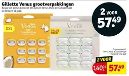 Kruidvat Gillette Venus Grootverpakkingen aanbieding