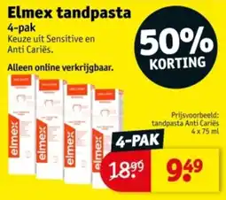 Kruidvat Elmex Tandpasta aanbieding