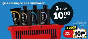 Kruidvat Syoss shampoo en conditioner aanbieding