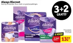 Kruidvat Always Discreet aanbieding