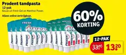 Kruidvat Prodent tandpasta aanbieding