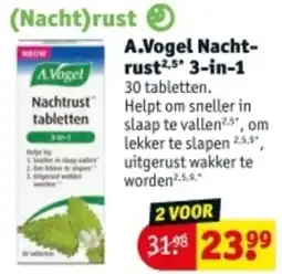 Kruidvat A.Vogel Nachtrust 3-in-1 aanbieding