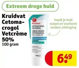 Kruidvat Kruidvat Cetomacrogol Vetcrème 50% aanbieding