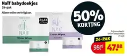 Kruidvat Naïf babydoekjes aanbieding