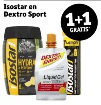 Kruidvat Isostar en Dextro Sport aanbieding
