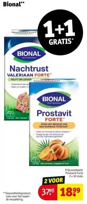 Kruidvat Bional aanbieding