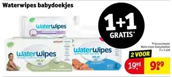 Kruidvat Waterwipes babydoekjes aanbieding