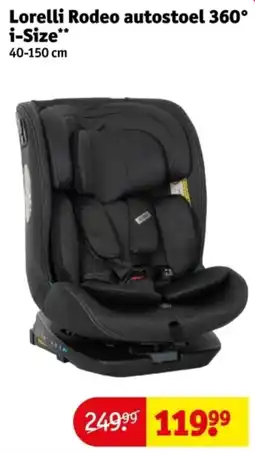 Kruidvat Lorelli Rodeo autostoel 360° i-Size aanbieding