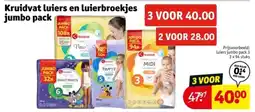 Kruidvat Kruidvat luiers en luierbroekjes jumbo pack aanbieding