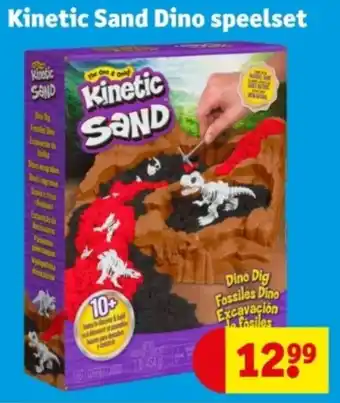 Kruidvat Kinetic Sand Dino Speelset aanbieding