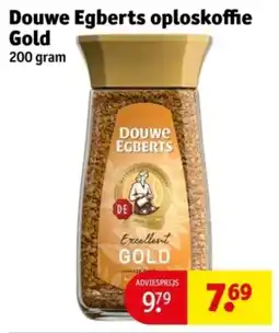 Kruidvat Douwe Egberts oploskoffie Gold aanbieding