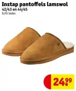 Kruidvat Instap pantoffels lamswol aanbieding