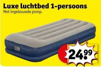 Kruidvat Luxe luchtbed 1 persoons aanbieding