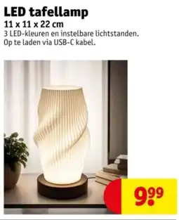 Kruidvat LED tafellamp aanbieding