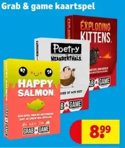 Kruidvat Grab & Game Kaartspel aanbieding