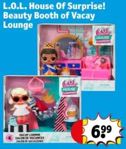 Kruidvat L.O.L. House Of Surprise! Beauty Booth of Vacay Lounge aanbieding