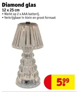 Kruidvat Diamond glas aanbieding