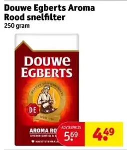 Kruidvat Douwe Egberts Aroma Rood Snelfilter aanbieding