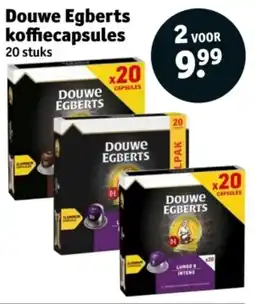 Kruidvat Douwe Egberts koffiecapsules aanbieding