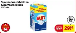 Kruidvat Sun vaatwastabletten Giga Voordeelbox aanbieding