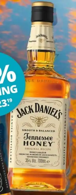 Mitra Jack Daniel's Tennessee Honey aanbieding