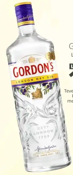 Mitra Gordon's London Dry aanbieding