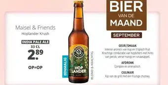 Mitra Maisel & Friends Hoplander Krush aanbieding
