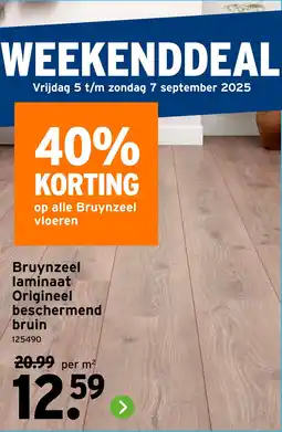 GAMMA Bruynzeel laminaat Origineel beschermend bruin aanbieding